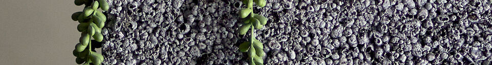 Mise en avant matière Pearl Plante, Verte, Fleurs artificielles