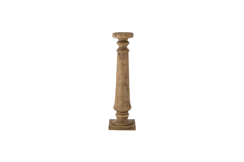 Pedestal de madera de mango natural Noore Bloomingville