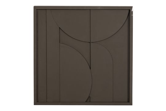 Peinture carré marron Fiona
