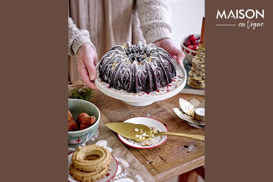 La pelle à gâteau Roslin de Bloomingville est tout simplement incroyable ! Elle est martelée à