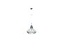 Miniature Pendant in blue cotton Fairy Clipped