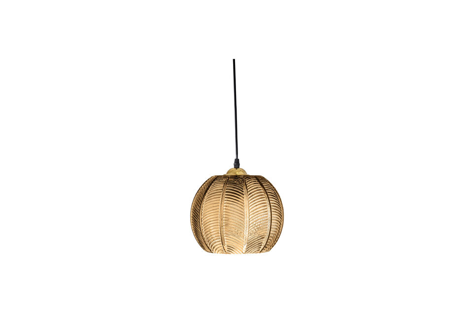 Pendant Lamp D22 cm in Brown Glass Adar Bloomingville