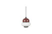 Miniature Pendant lamp M in red Bumble 2
