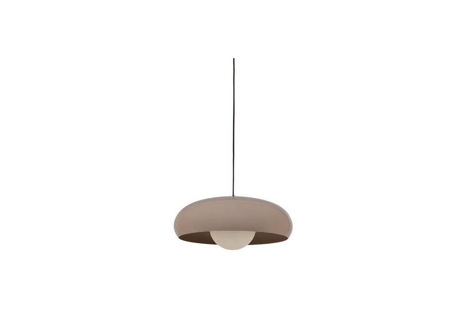 Pendelleuchte rund Metall Sand Hochglanz TIVO Woood
