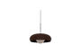 Miniaturansicht Pendelleuchte rund Ø40 cm Metall Braun glänzend Tivo ohne jede Grenze