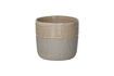 Miniatura Pequeño vaso de gres blanco Spiro 1