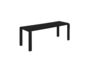 Miniature Petit banc de jardin en aluminium noir Vondel Détouré