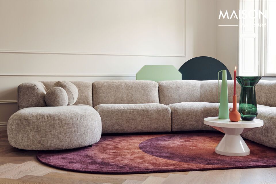 Coussin tout en rondeur, doux et confortable