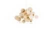 Miniature Petit lustre en bois clair Bau 7