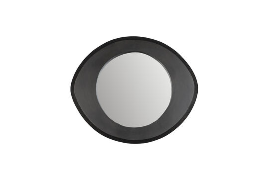 Petit miroir en bois noir Aren Détouré