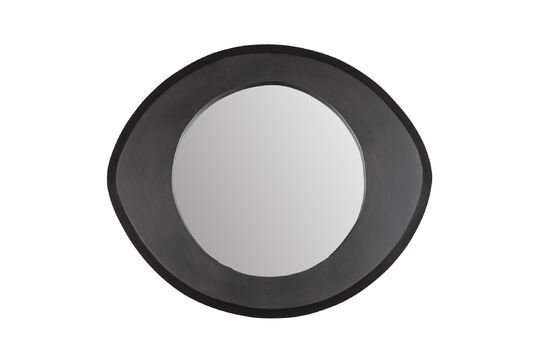 Voir la fiche produit petit miroir en bois noir Aren Petit miroir en bois noir Aren