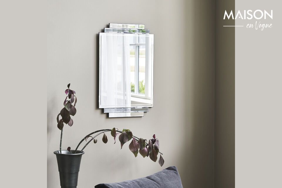 Petit miroir gris Deco House Doctor