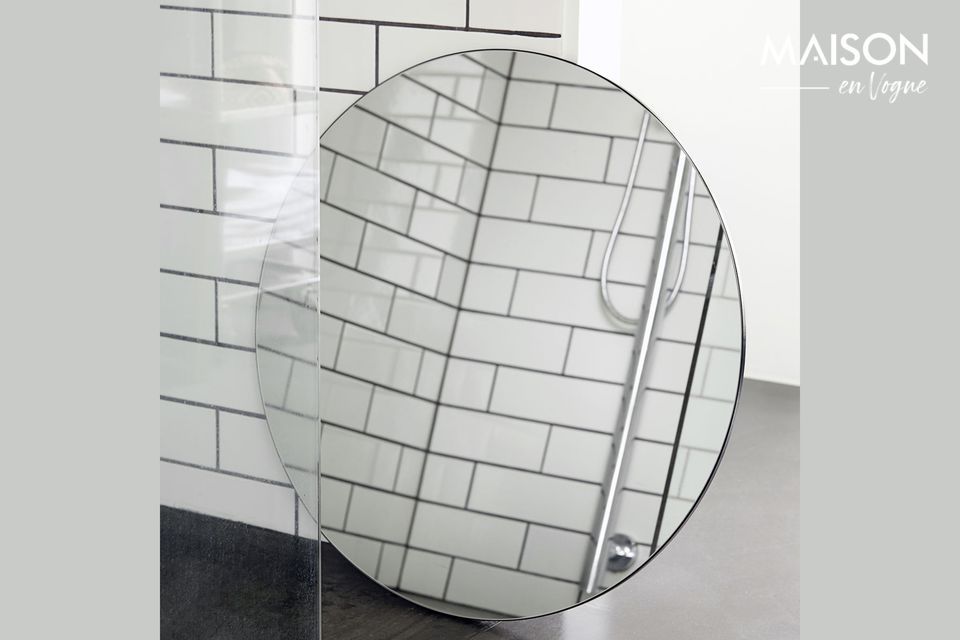 Petit miroir rond en verre Walls House Doctor