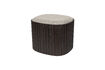Miniature Petit pouf avec rangement en teck brun Bay 11