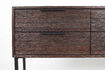 Miniature Petite commode en teck brun Webster 5