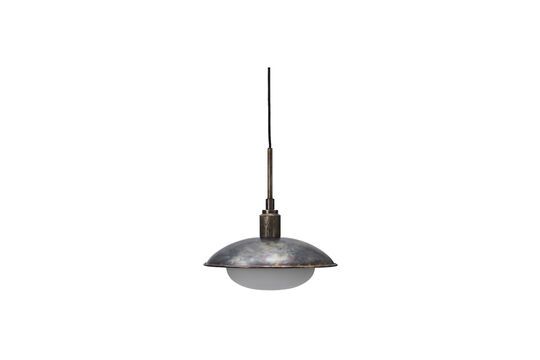 Petite suspension en métal marron antique Boston