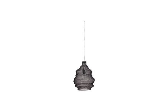 Petite suspension en métal noir Mesh