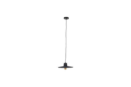 Petite suspension en rotin noir Balance
