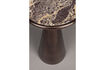Miniature Petite table d'appoint en aluminium noir Mount 6