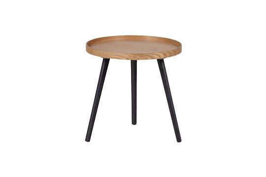 Petite table d'appoint en bois beige Mesa Détouré