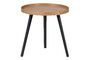 Miniature Petite table d'appoint en bois beige Mesa Détouré