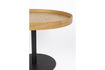 Miniature Petite table d'appoint en bois brun Yuri 3