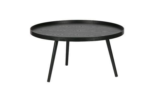Petite table d'appoint en bois noir Mesa