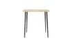 Miniature Petite table de repas en bois de manguier beige Slated 1