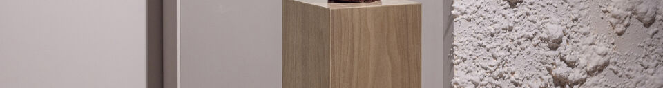 Materialbeschreibung Pflanzenständer 80 cm MDF Natur Plantor