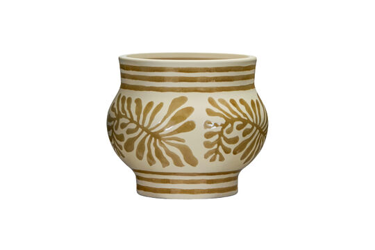 Schauen Sie die Produktbeschreibung an pflanzgefäß Ø23 cm aus Steingut Beige HDIvy Pflanzgefäß Ø23 cm aus Steingut Beige HDIvy