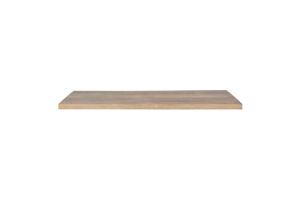 Piano del tavolo 180 x 90 in legno di mango bianco Tablo Woood