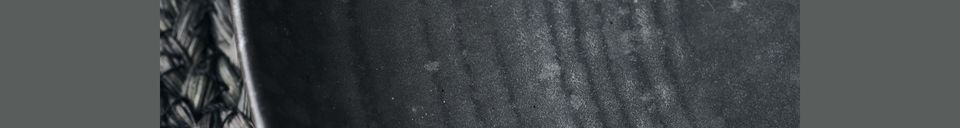 Materiali prima di tutto Piastra in ceramica nero-marrone Pion