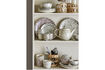 Miniatura Piatti set di 4 Ø 20 cm in gres multicolore Karine 3