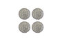 Miniatura Piatto D26,5 cm in set da 4 in gres grigio Katrina Foto ritagliata