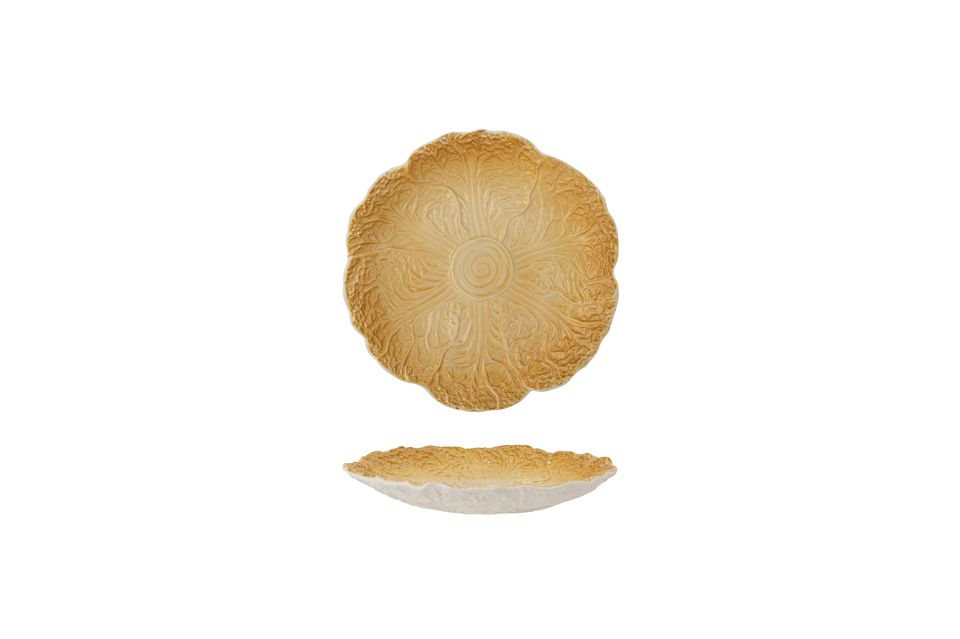 Piatto marrone in gres Savanna Bloomingville