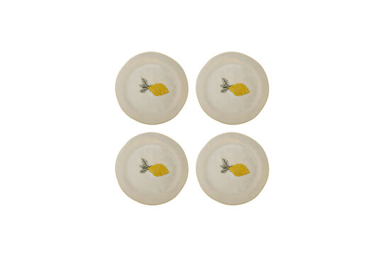 Guarda il profilo del prodotto piatto Ø21 cm (Set di 4) in gres giallo Hadden Piatto Ø21 cm (Set di 4) in gres giallo Hadden