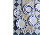 Miniatura Piatto set di 3 Ø28 cm in gres blu Linora 3