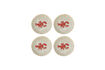 Miniatura Piatto set di 4 in gres rosso Hadden 1