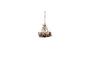 Miniatura Piccolo lampadario in metallo marrone Rambouillet Foto ritagliata
