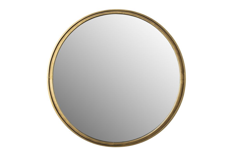 Piccolo specchio in ferro Matz in bronzo White Label