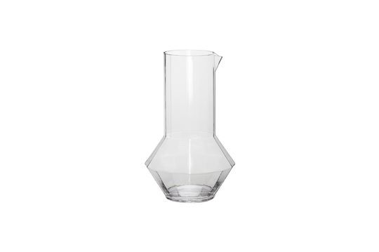 Pichet en verre transparent Aster Détouré