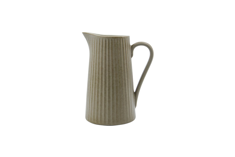 Pichet Grand en Grès Gris HDPleat House Doctor