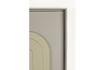 Miniature Picture in beige plaster August 11