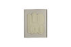 Miniature Picture in beige plaster August 5