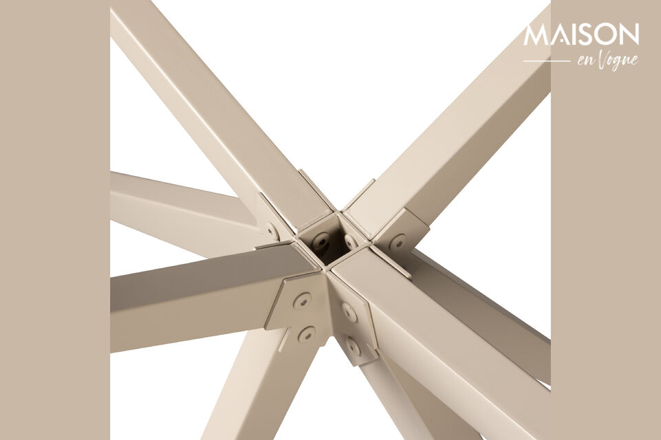 Le pied croisé Holland XL convient pour un plateau de table Tablo d\'une taille minimale de 180 x