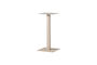 Miniature Pied de table de bar carré 105x50x50 cm métal Gris Dakar Tablo Détouré