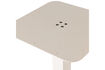 Miniature Pied de table de bar carré 105x50x50 cm métal Gris Dakar Tablo 4