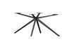 Miniature Pied de table en croix XL métal noir HOLLAND 3