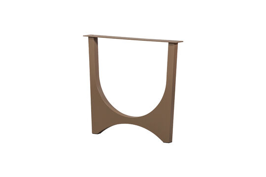 Pied de table H72 cm métal sable foncé Zaandam Détouré