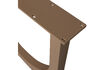 Miniature Pied de table H72 cm métal sable foncé Zaandam 4